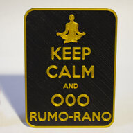 Цитата настольная "Keep calm and ooo Rumo-Rano"
