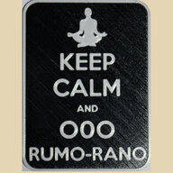 Цитата на магните. "Keep calm and Rumo-Rano". Большая