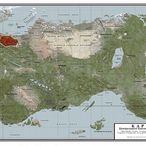Вальдира. Карта